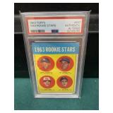 1963 Topps Pete Rose Rookie Card Graded PSA