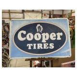 COOPER Tires Metal Sign Gas Oil