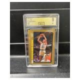 1992 Fleer Larry Bird Basketball Card Graded MT 9