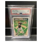 1993 Topps Derek Jeter Rookie Card Graded PSA 9