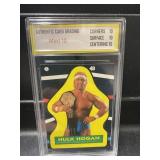 1985 Hulk Hogan WWF Rookie Sticker Card Graded 10!