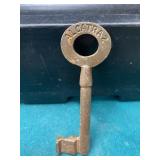 Vintage Cast Iron Alcatraz Key