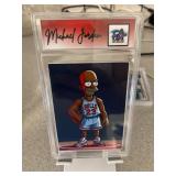 Michael Jordan as Homer Simpson MJ Slabbed Card