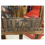 1923 Kentucky License Plate