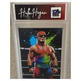 Hulk Hogan Color Blast Wrestling Card Slabbed