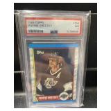 1989 Topps Wayne Gretzky Card Graded PSA 7