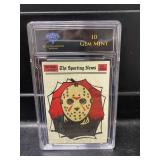 Jason The Sporting News HORROR Card Graded 10