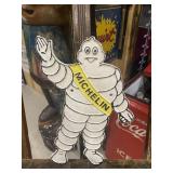 Vintage Cast Iron Michelin Man Sign
