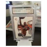 2005 SP Authentic Lebron James Graded Gem 10