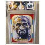 Kobe Bryant Sketch Slabbed Card Encased