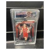 Caitlin Clark Monopoly Prizm Rookie Card Graded 9