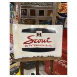 IH International Harvester Painted Metal Sign