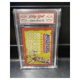 RARE He-Man MOTU Checklist Card Graded10