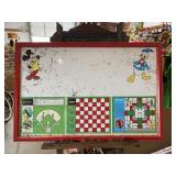 1963 Disney Metal Game Board Dry Erase Board Sign