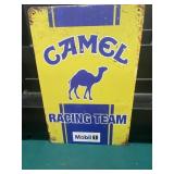 CAMEL Mobil Racing Team Metal Sign