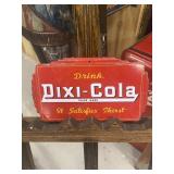 Rare Dixi-Cola Metal Soda Sign