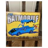 Batman Batmobile Metal Sign