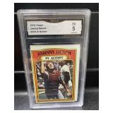 1972 Topps Johnny Bench IA Graded GMA 5