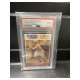 1989 Starting Lineup Johnny Bench Card Grade PSA 8
