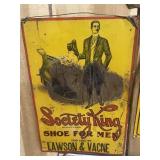 Vintage Society King Shoes Metal Sign-EarlyTeens
