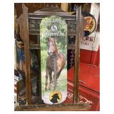 Free Spirit Ranch Horse Farm Metal Thermometer