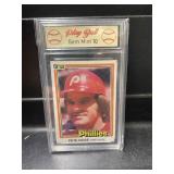 1981 Donruss Pete Rose Card Graded 10