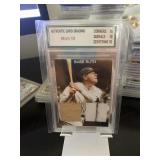 BABE RUTH BAT & JERSEY SWATCH Patch Card Grased 10