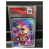 Patrick Mahomes DOWNTOWN Miami Slabbed Card