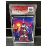 Harley Quinn from Behind Slabbed Card