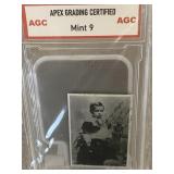 Babe Ruth Child Photo Plate Card Graded 9
