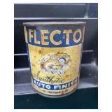 RARE Flecto Auto Finish Can FULL Chevron Blue