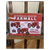 Farmall IH Tractors Metal Sign-FARM GAS OIL