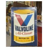 Vintage Metal Valvoline Motor Oil Sign GAS