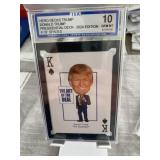 Donald Trump 2024 King of Spades Graded Gem 10