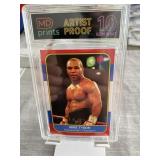 Mike Tyson 86-87 Fleer Rookie Card Graded 10