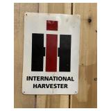 IH International Harvester Painted Metal Sign