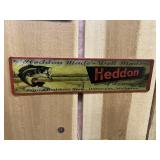 HEDDON Fishing Lures Screen Door Push Strip Sign