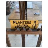 Planters Salted Peanuts PC Porcelain Door Push Sig