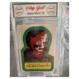1980 Universal Monsters Mad Scientist Card Graded
