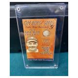 Babe Ruth Candy Bar Card