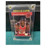 Michael Jordan Bulls Rated Rookie Card in RC Case