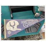 Rare 1967 Baltimore Colts NFL Football Pennant