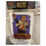 Donald Trump PREZ First Pitch Card Graded 10