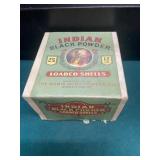 Indian Black Powder 12 GA Shotgun Shell Empty Box