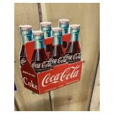 Coca-Cola Six Pack Carton Metal Sign