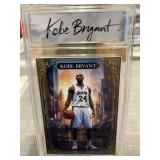 Kobe Bryant Gold Gilted Goat Graded Slab Card