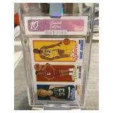 Limted Edition Bird Magic Dr. J Rookie Card Graded