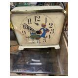 Vintage 1937 Rare Little Black Popeye Alarm Clock