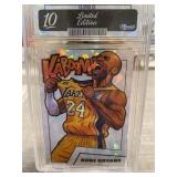 KOBE BRYANT Cracked Ice Kaboom Card Graded 10