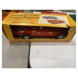 RARE Vintage Metal Red Race Car MIB NOS-Japan